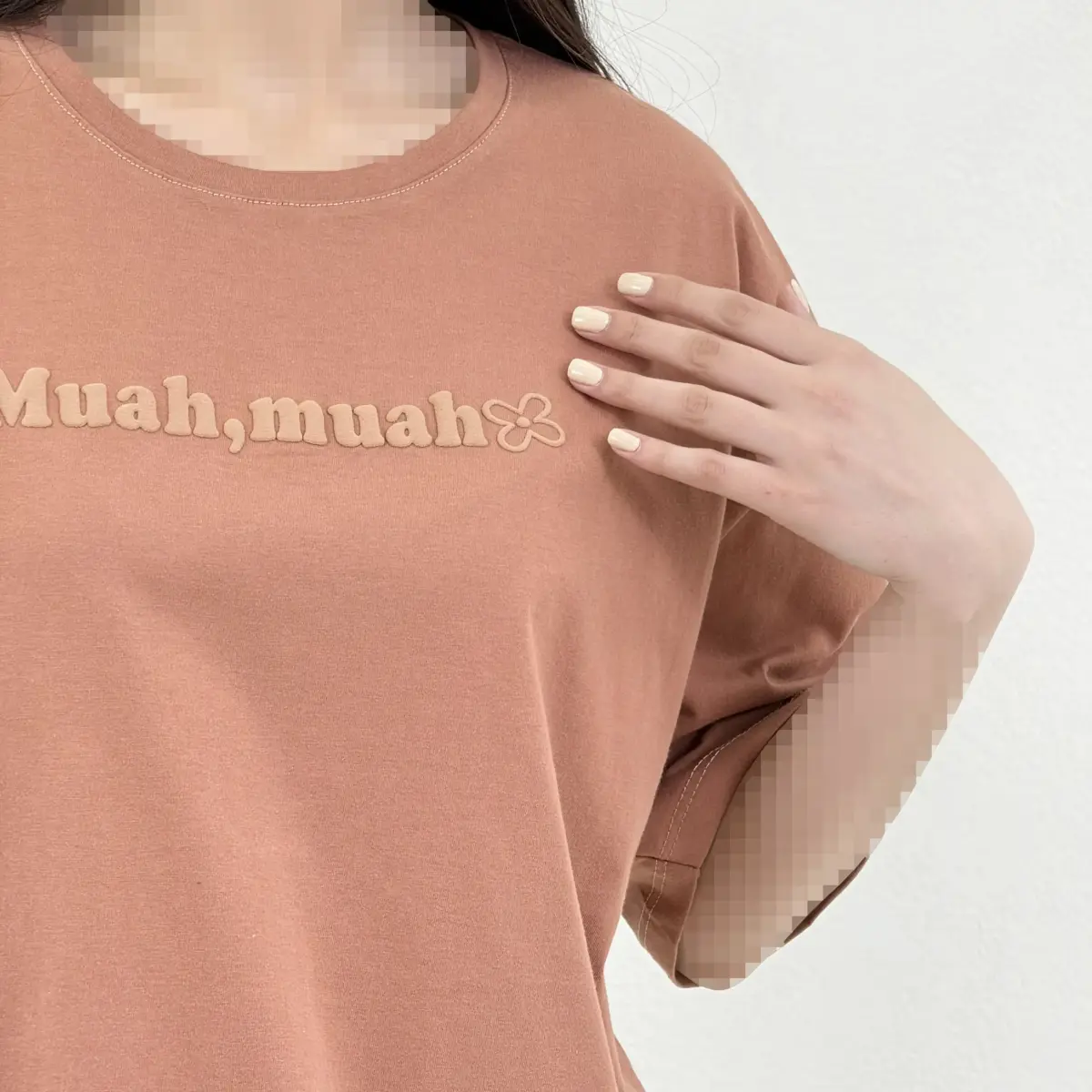 تیشرت زنانه باکسی Muah| آی بولک
