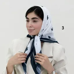 مینی اسکارف زنانه نخی طرحدار | آی بولک