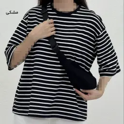 تیشرت زنانه راه راه یقه گرد | آی بولک