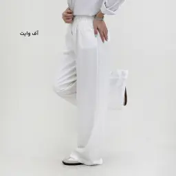 شلوار زنانه پارچه ای کتان سیلک | آی بولک