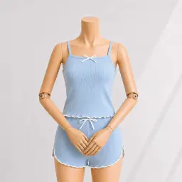 ست تاپ و شورتک زنانه کبریتی | آی بولک
