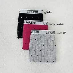شورت زنانه طرح خالخالی | آی بولک