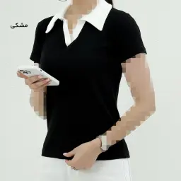 پولوشرت زنانه رنگی کبریتی | آی بولک