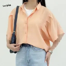 شومیز زنانه سیلک آستین چین | آی بولک