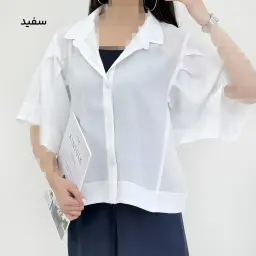 شومیز زنانه سیلک آستین چین | آی بولک