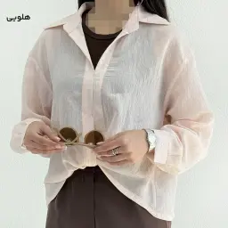شومیز زنانه جلو پیچ شیشه ای | آی بولک