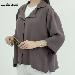 شومیز زنانه سیلک مودال یقه انگلیسی  | آی بولک