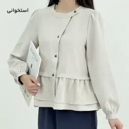 شومیز زنانه سیلک پایین چین | آی بولک