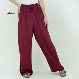 شلوار زنانه نخی کمرکش ندا | آی بولک