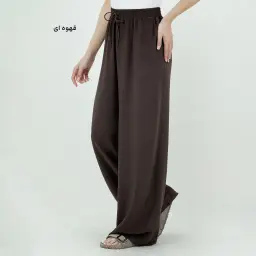 شلوار زنانه نخی کمرکش ندا | آی بولک