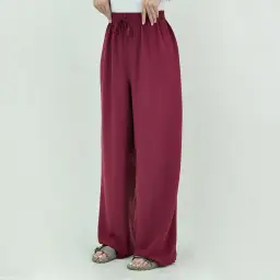 شلوار زنانه نخی کمرکش ندا | آی بولک