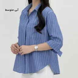 شومیز زنانه لینن زارا راه راه | آی بولک