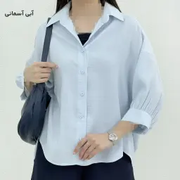 شومیز زنانه سیلک آستین چیندار | آی بولک