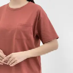 تیشرت زنانه ساده تک جیب | آی بولک