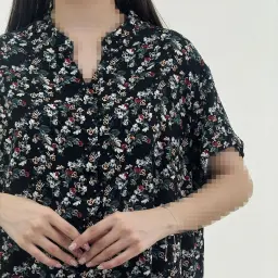 پیراهن زنانه نخی گلدار | آی بولک