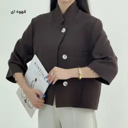 کت زنانه کرپ جیب نما | آی بولک