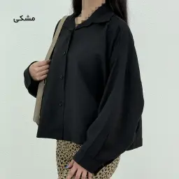 شومیز زنانه سیلک پری یقه مردانه | آی بولک