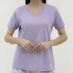 تیشرت زنانه نخ و پنبه بیسیک | آی بولک