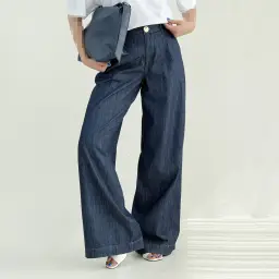 شلوار جین بگی سرمه ای | آی بولک
