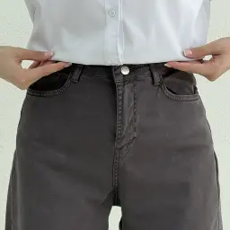 شلوار جین بگ شیرکاکائویی | آی بولک