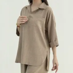ست زنانه تونیک شلوار شانتون | آی بولک