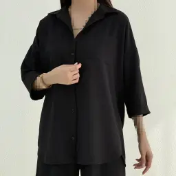 ست زنانه شومیز شلوار شانتون | آی بولک