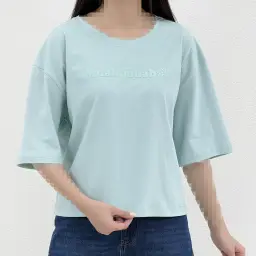 تیشرت زنانه باکسی Muah| آی بولک