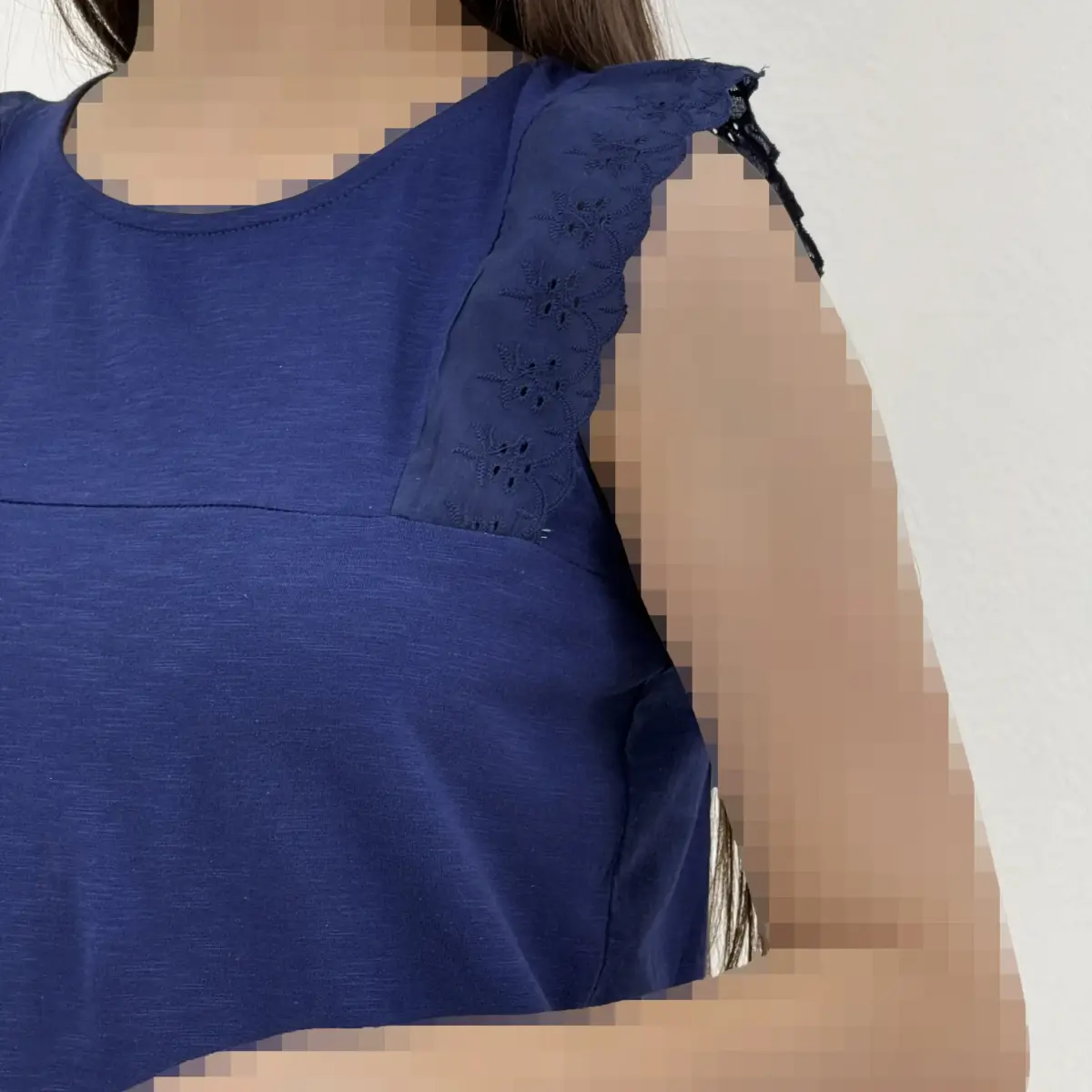تاپ زنانه حلقه ای نخ و پنبه | آی بولک