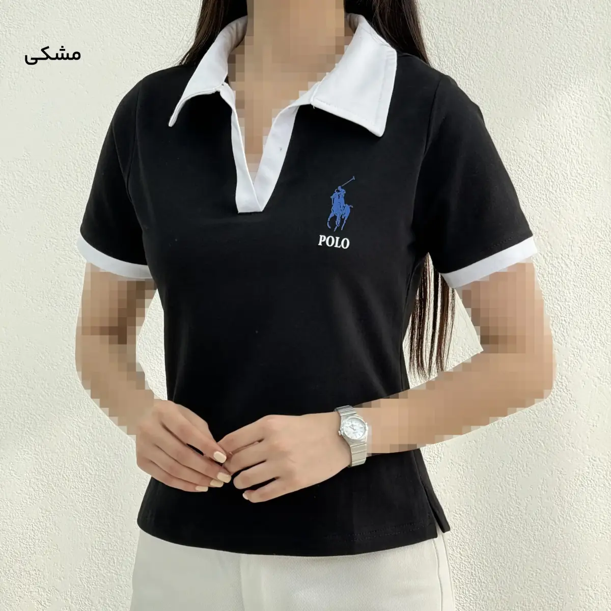 پولوشرت زنانه یقه شکاری پولو | آی بولک