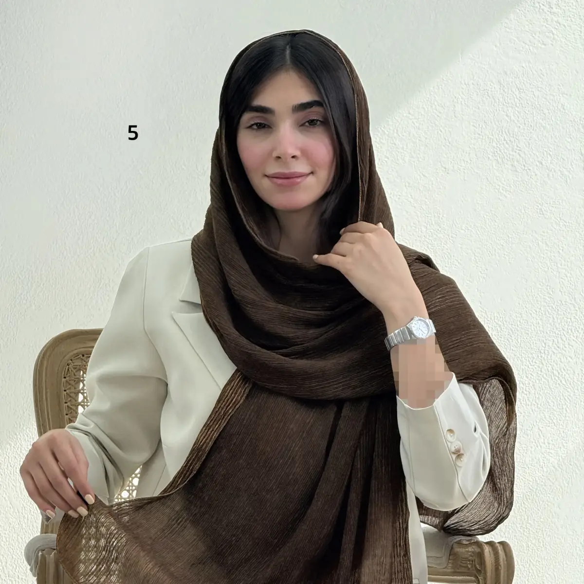 شال زنانه پلیسه زارا | آی بولک