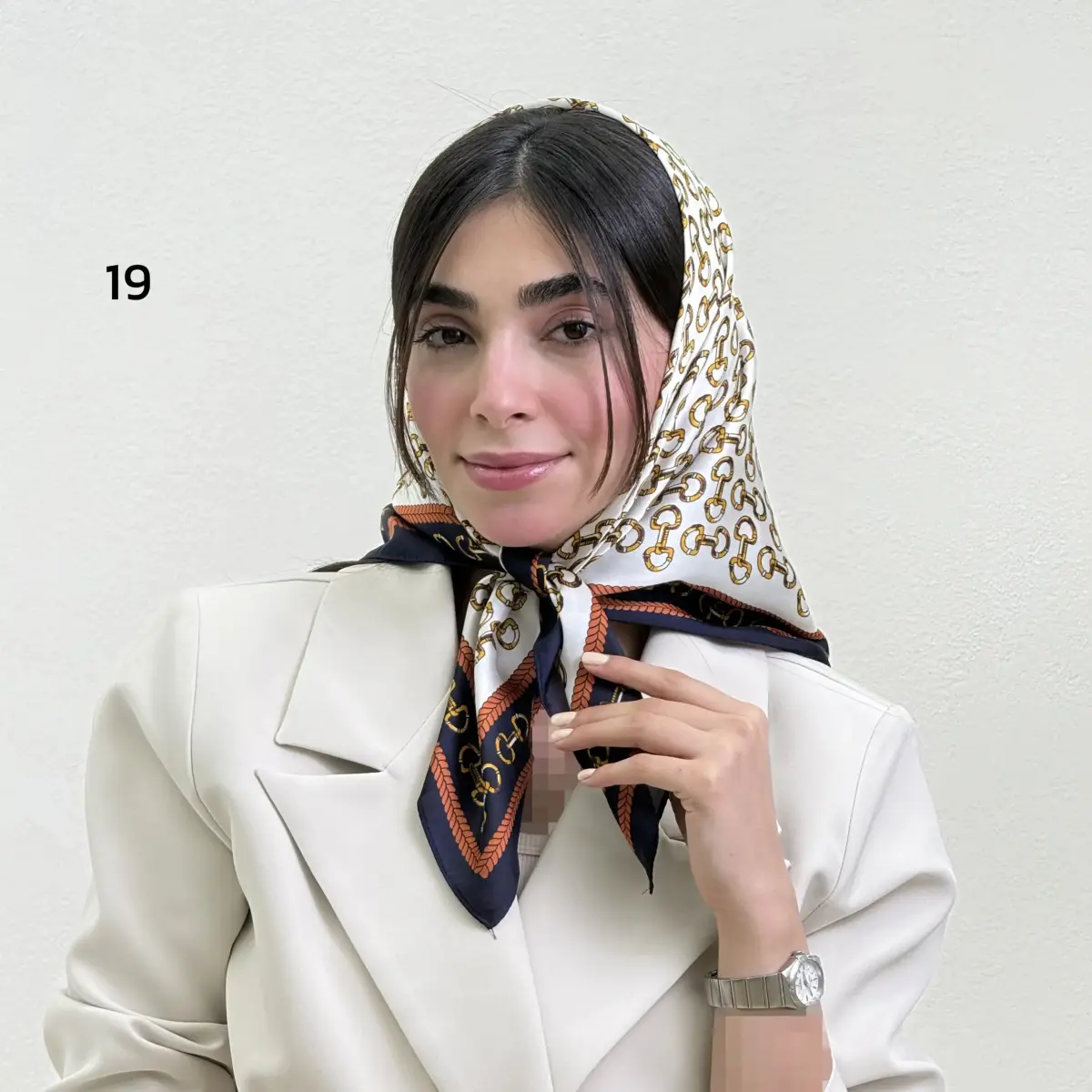 مینی اسکارف زنانه ساتن ابریشم | آی بولک
