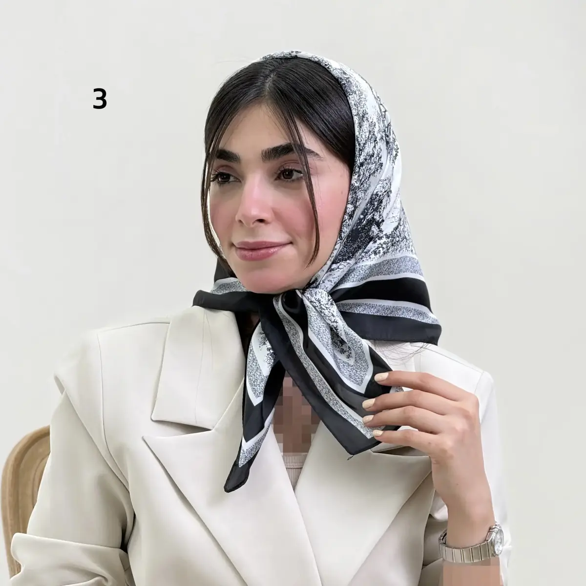 مینی اسکارف زنانه ساتن ابریشم | آی بولک