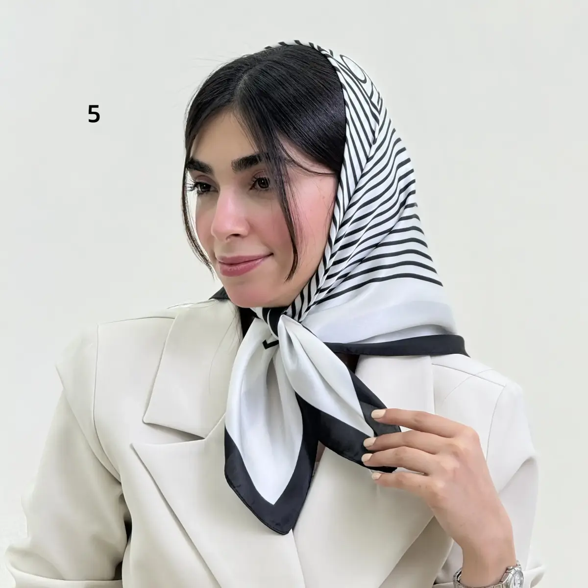 مینی اسکارف زنانه ساتن ابریشم | آی بولک