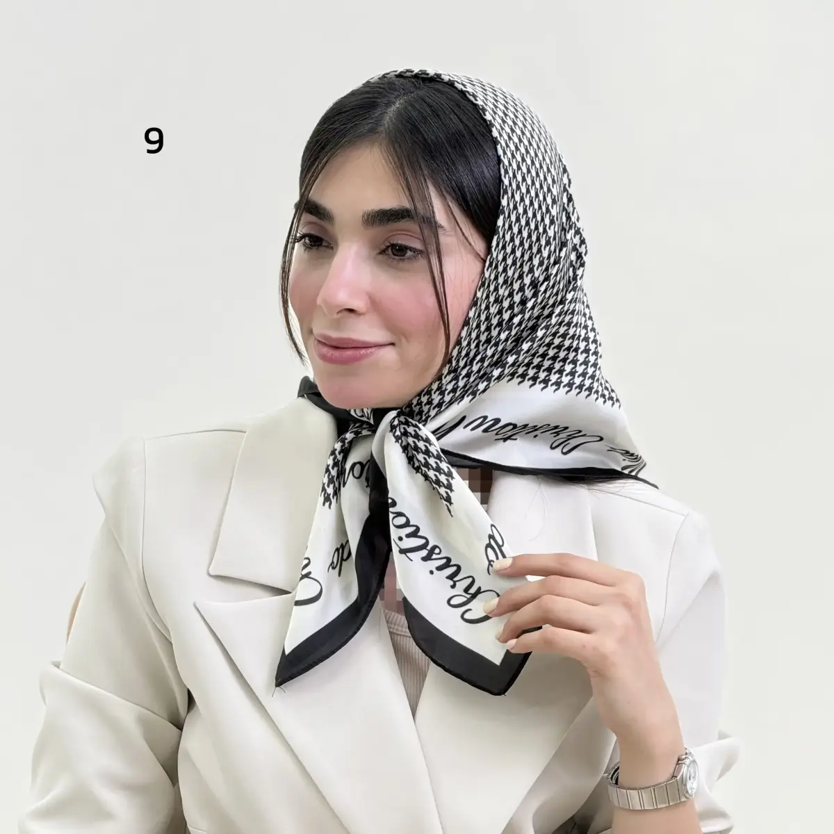 مینی اسکارف زنانه ساتن ابریشم | آی بولک