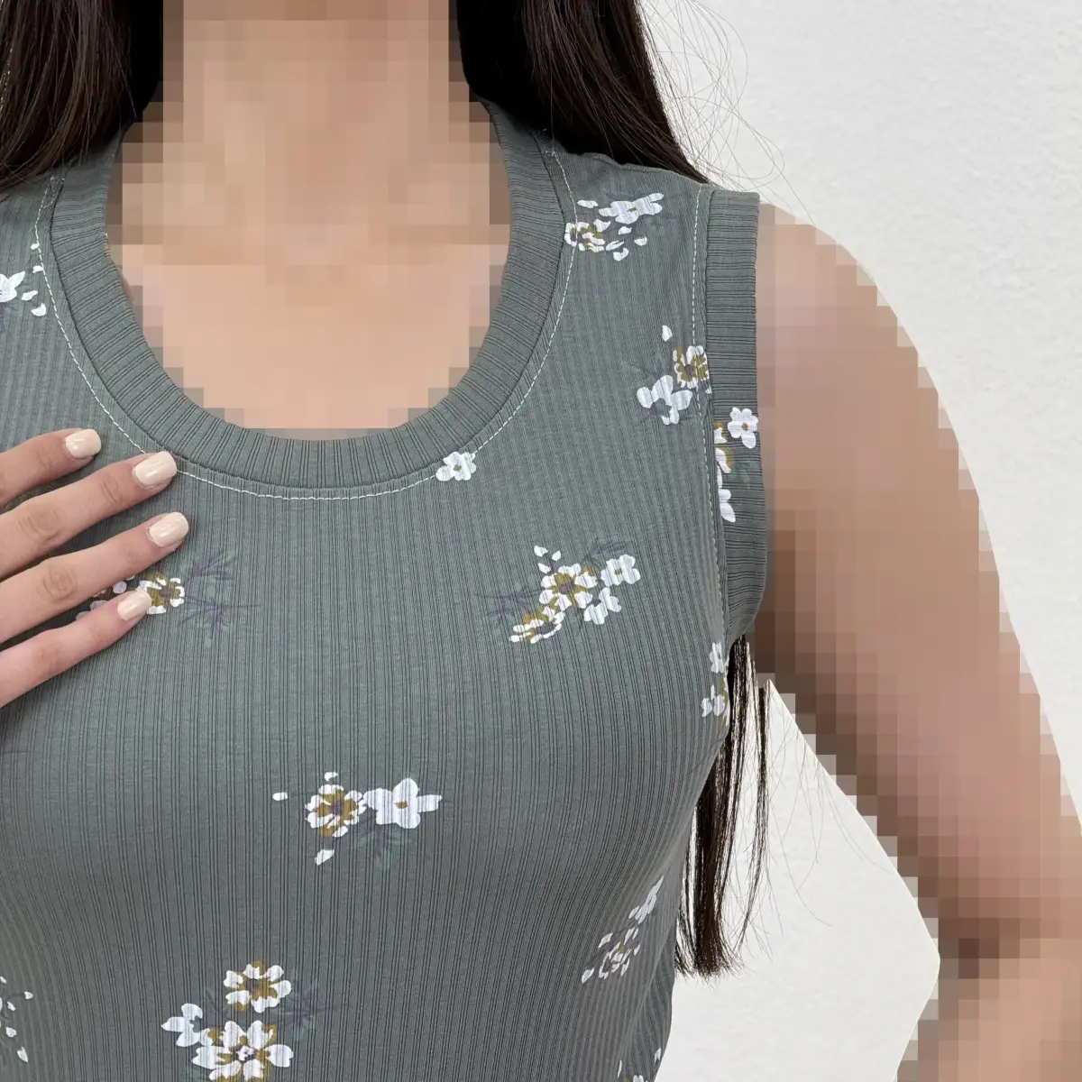 تاپ زنانه یقه گرد میکس | آی بولک