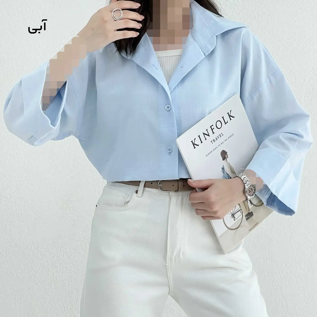 شومیز باکسی زنانه آستین دوبل | آی بولک