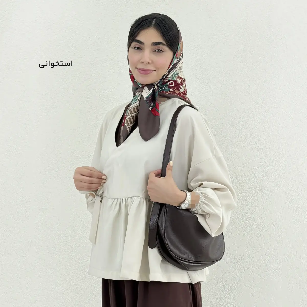 شومیز زنانه مودال پایین چیندار | آی بولک