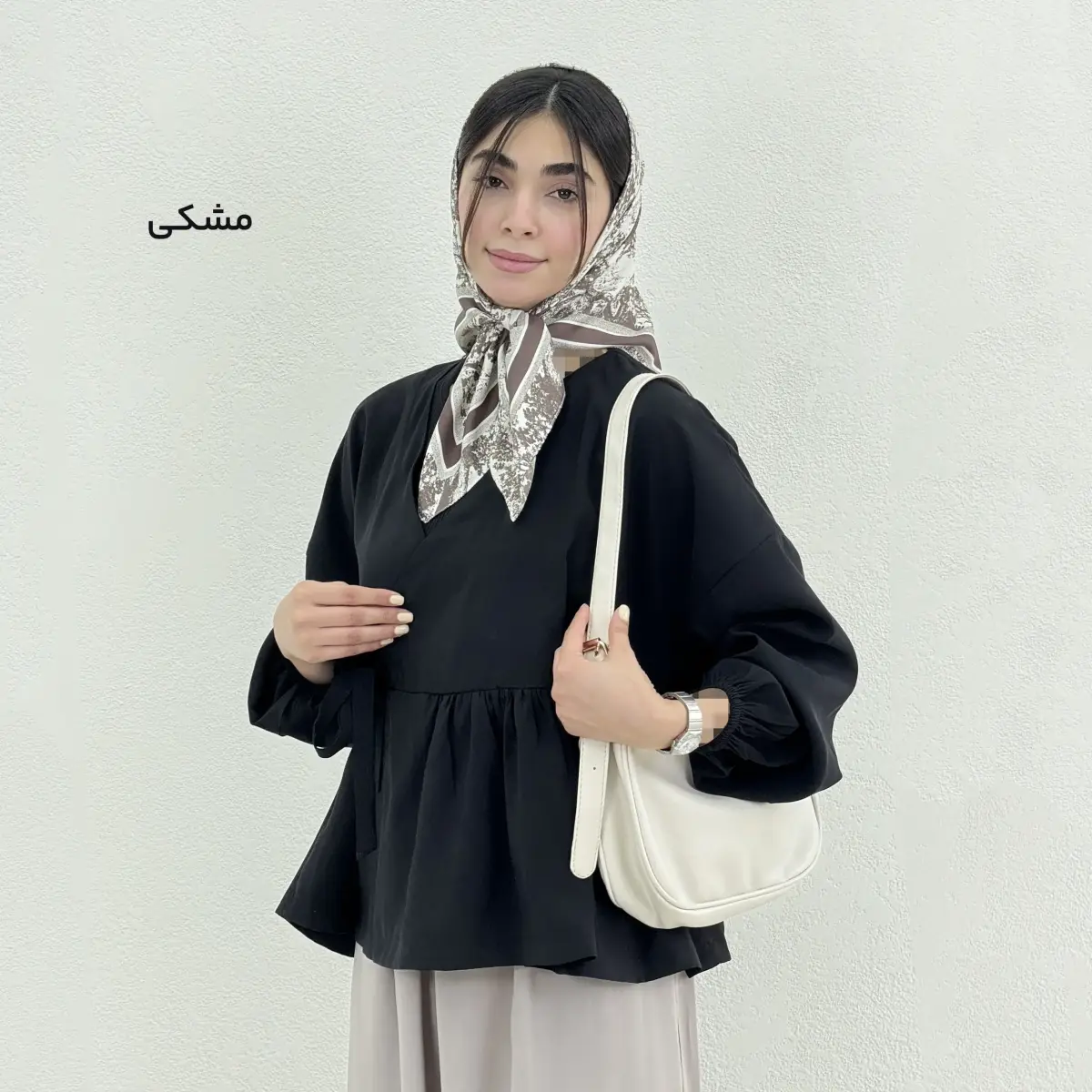 شومیز زنانه مودال پایین چیندار | آی بولک