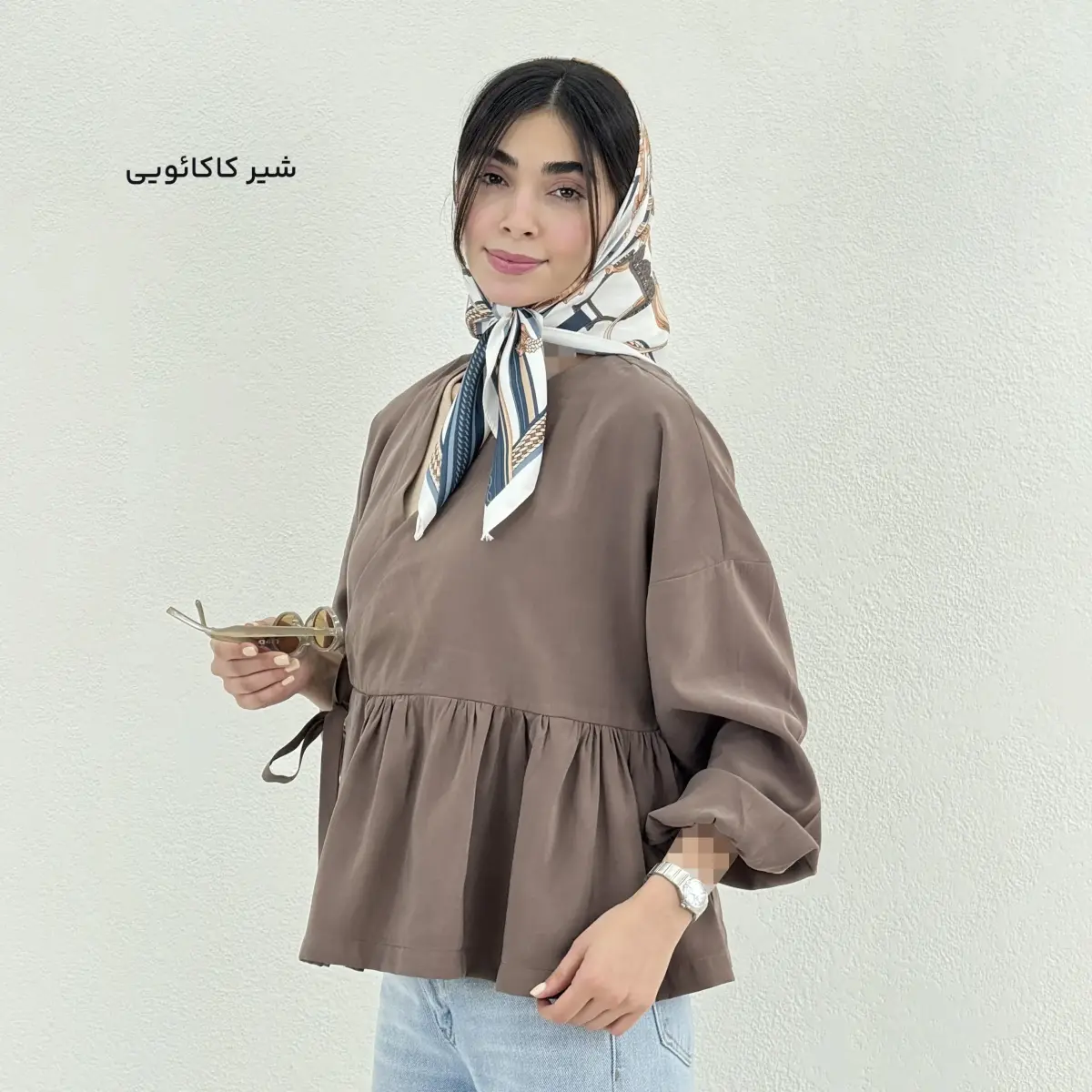 شومیز زنانه مودال پایین چیندار | آی بولک