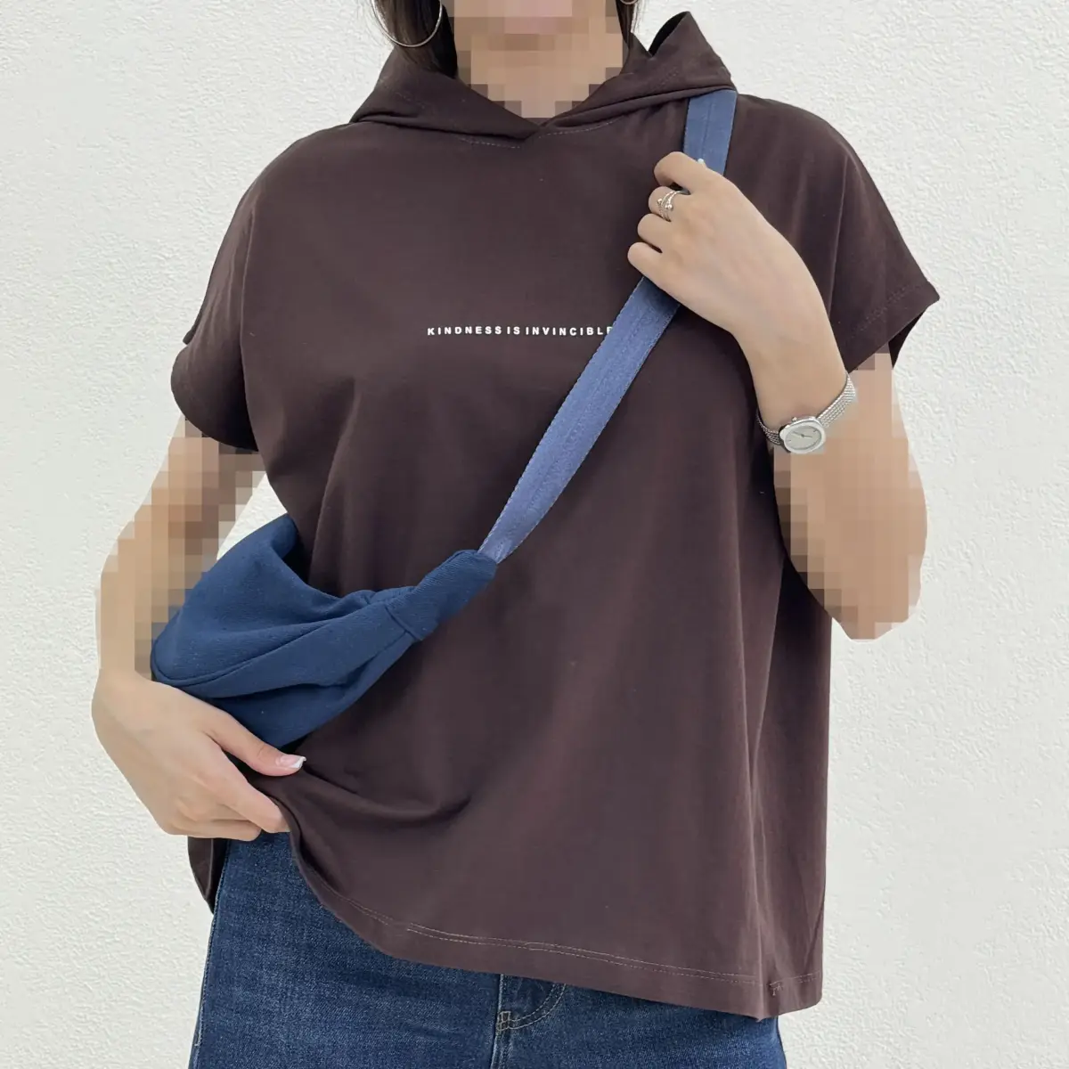 وست زنانه کلاه دار نخ و پنبه | آی بولک