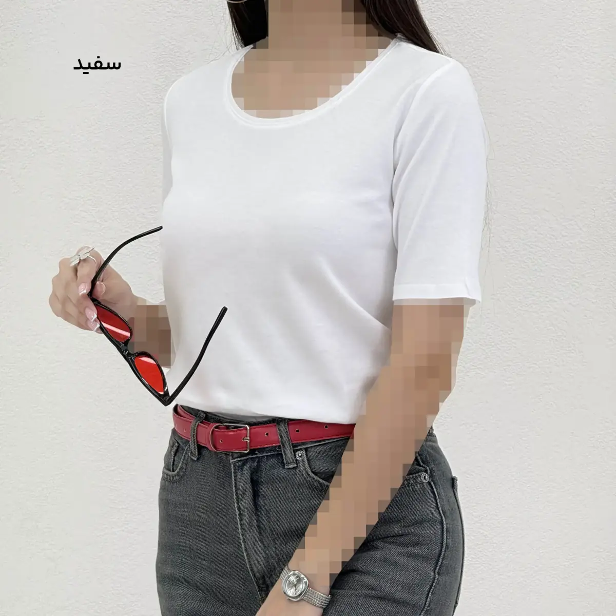 تیشرت زنانه یقه گرد بیسیک | آی بولک