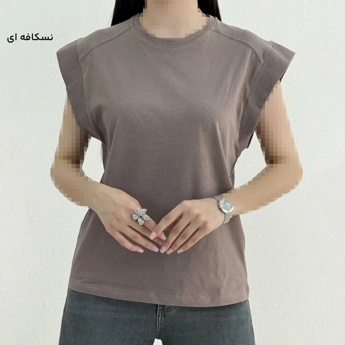تاپ زنانه  بیسیک یقه گرد | آی بولک