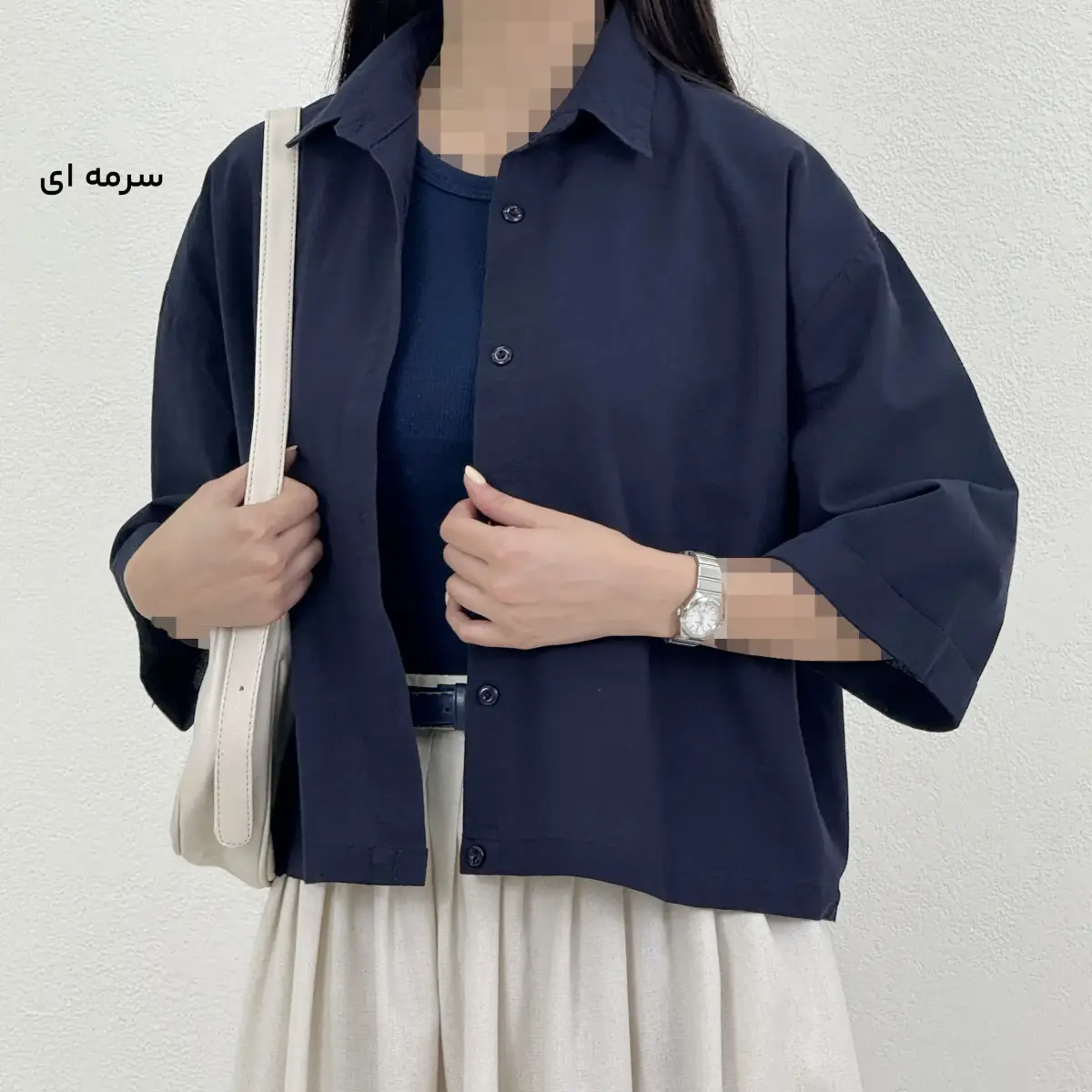 شومیز زنانه باکسی HIRO | آی بولک