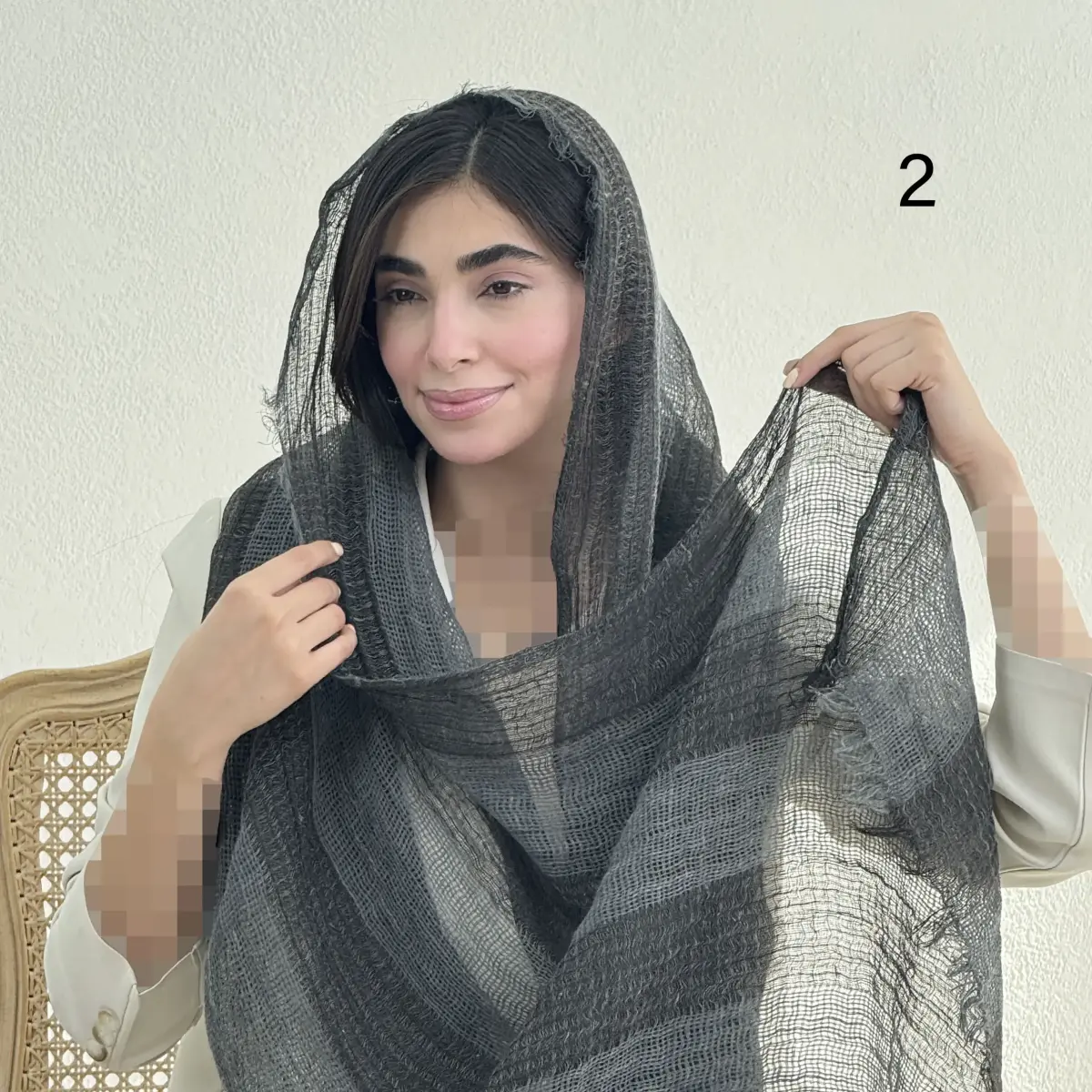 شال زنانه حصیری ایتالیایی | آی بولک