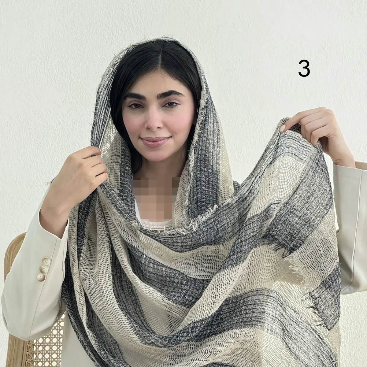 شال زنانه حصیری ایتالیایی | آی بولک
