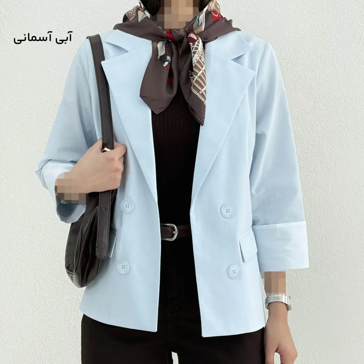 کت زنانه لینن آستن پاکتی | آی بولک