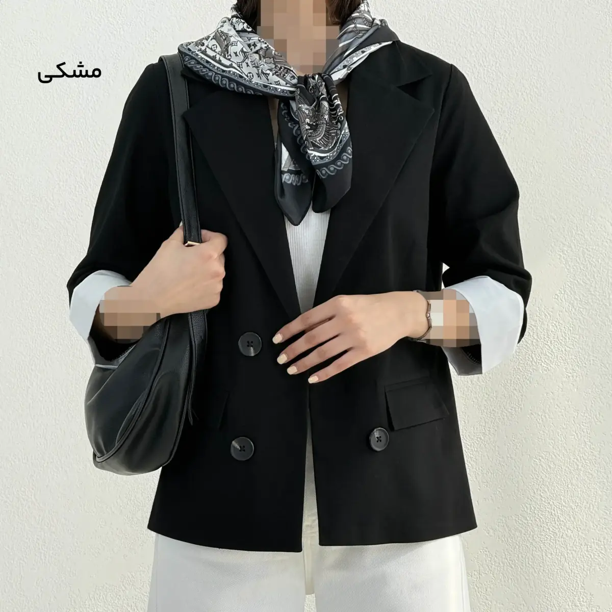 کت زنانه لینن آستن پاکتی | آی بولک