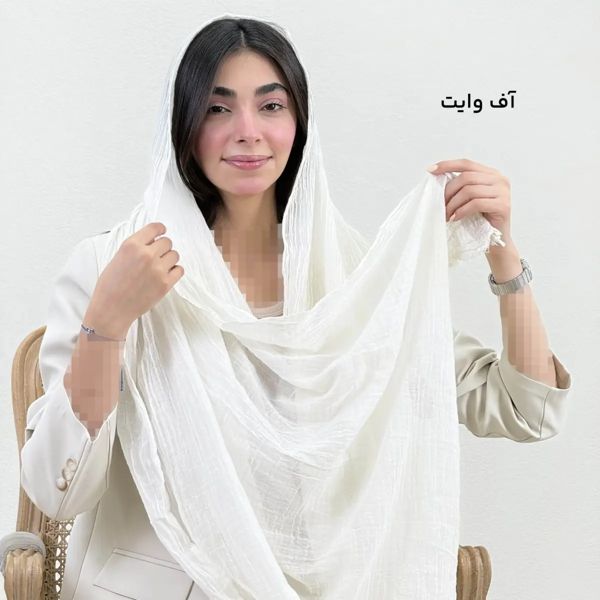 شال زنانه لینن فلورانس | آی بولک