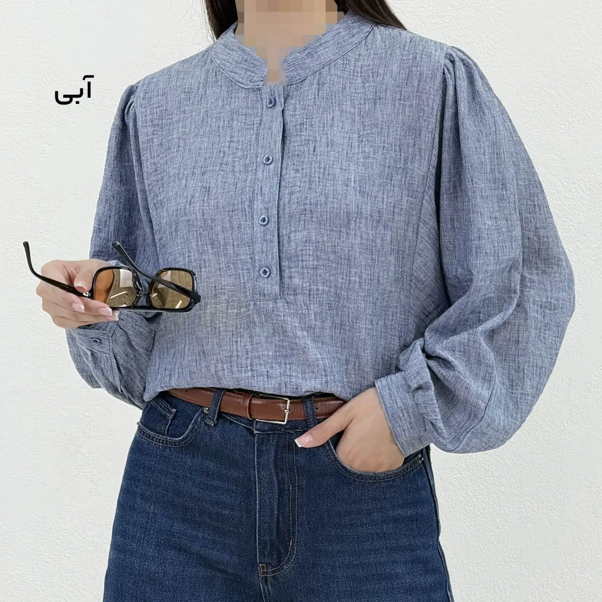 تونیک زنانه لینن جلو بسته | آی بولک