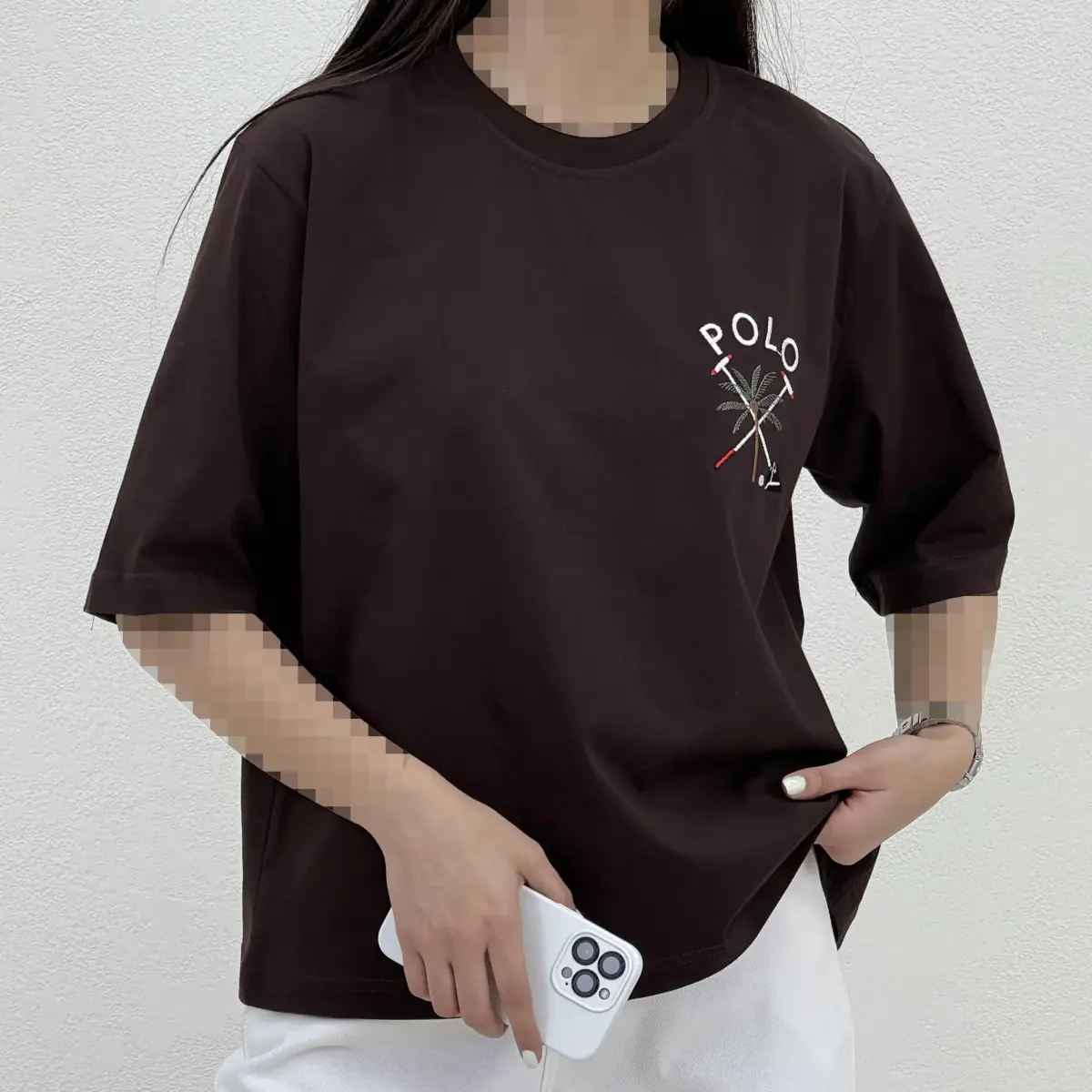تیشرت زنانه یقه گرد polo | آی بولک